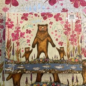 Greenbox 1000 piece puzzle - “three bears”